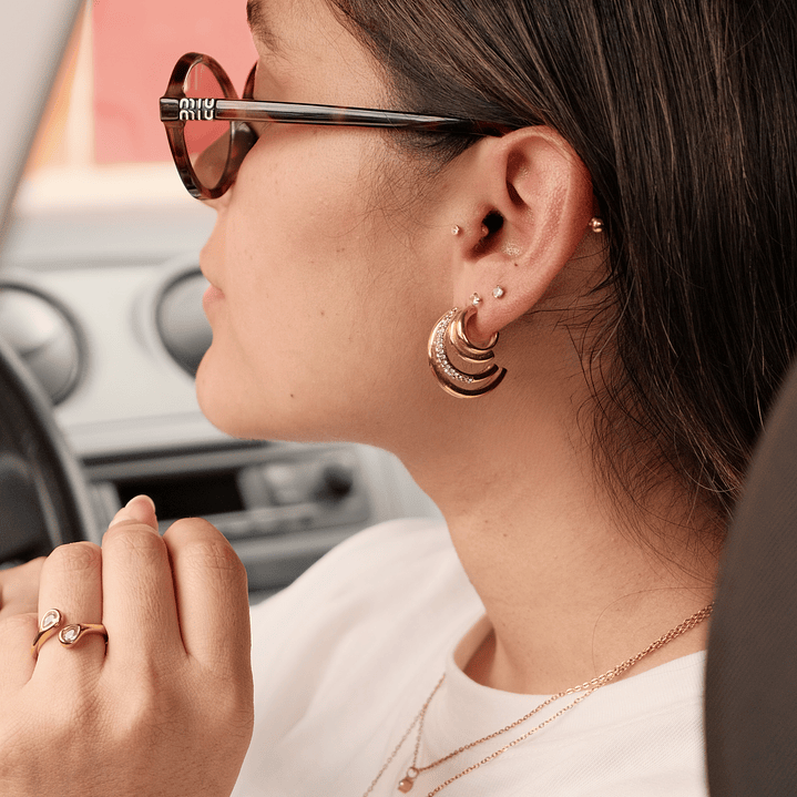 Hoops Aros con circones  3