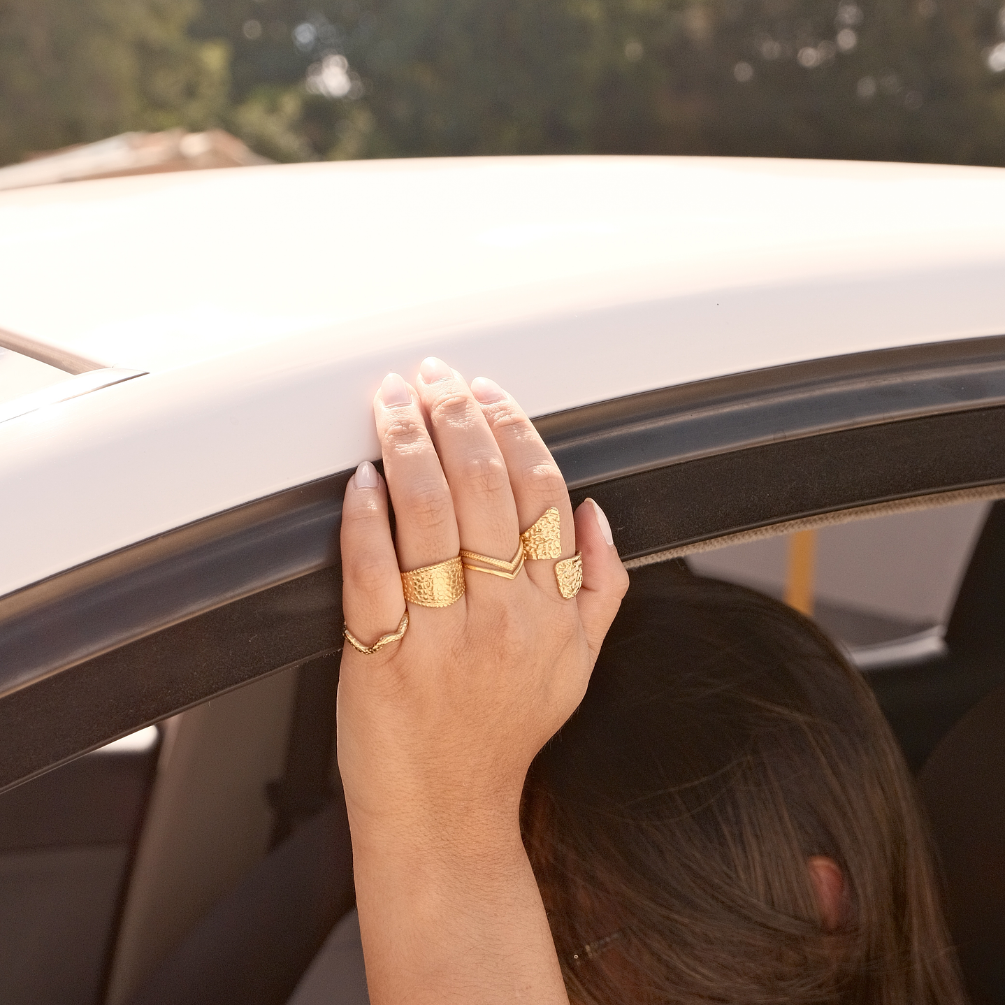 Anillo Vivir Dorado 2