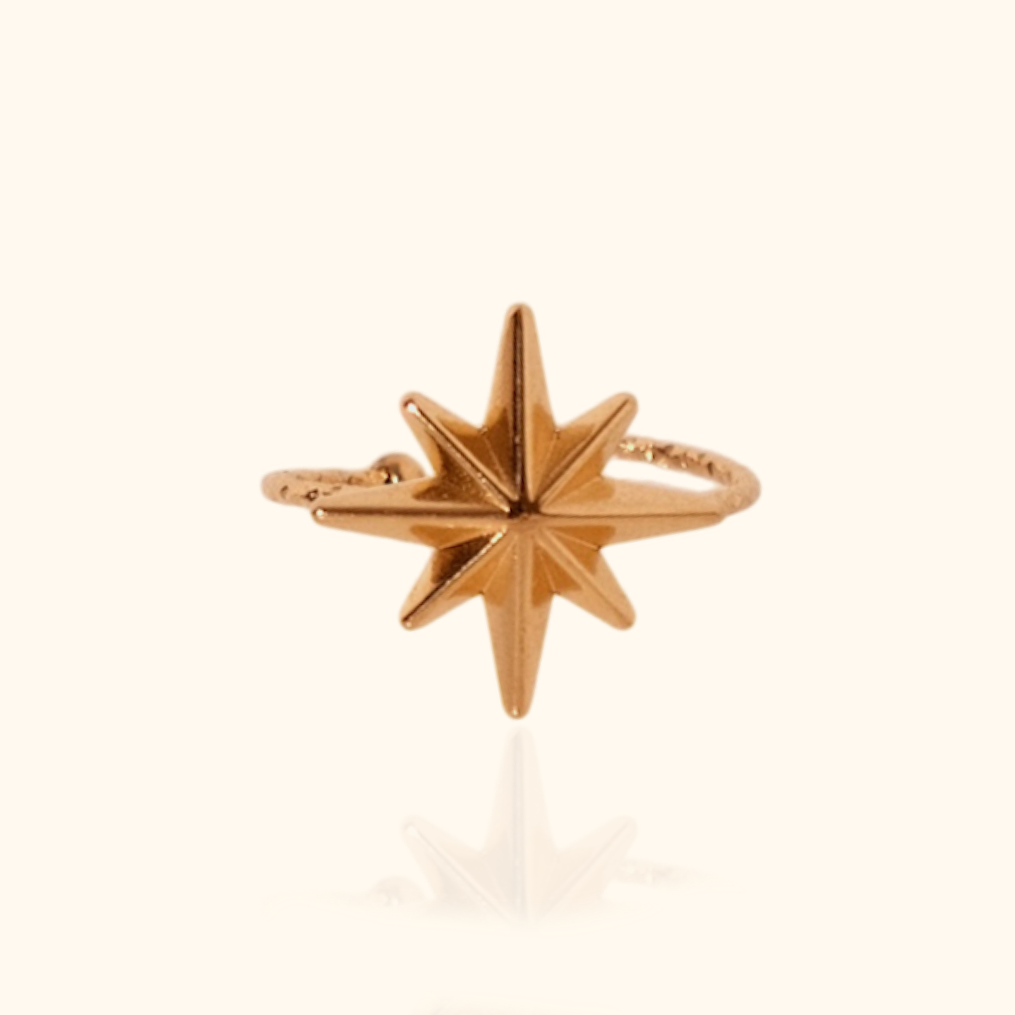 Anillo estrella dorada 1