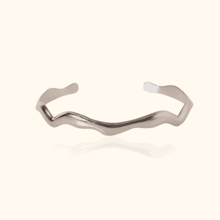 Pulsera Fluir Plateada 1