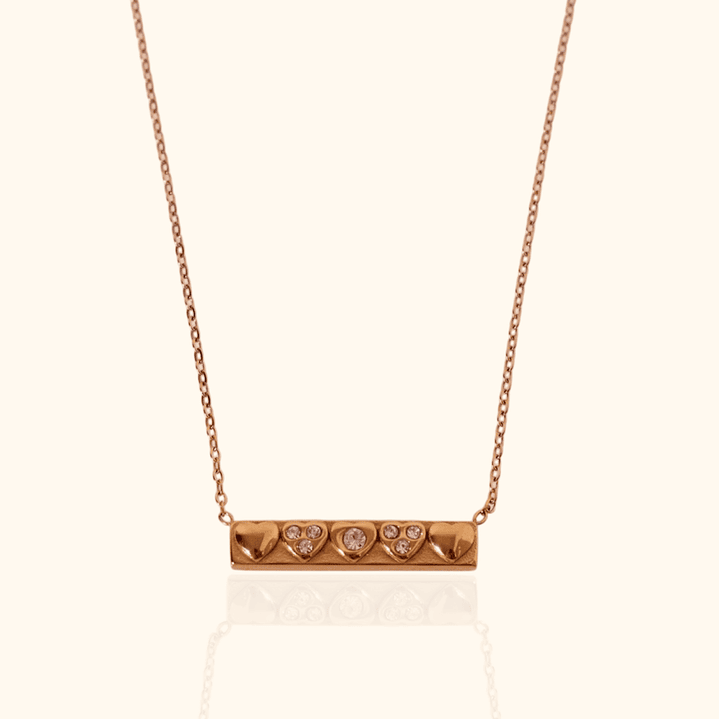 Cadena con lamina circones blancos 1