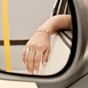 Anillo En Punta Doble