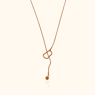 Cadena Órbita Dorada - Aura