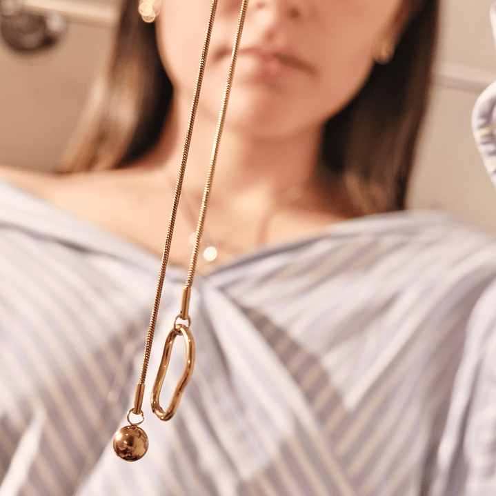 Cadena Órbita Dorada - Aura 3