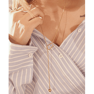 Cadena Órbita Dorada - Aura