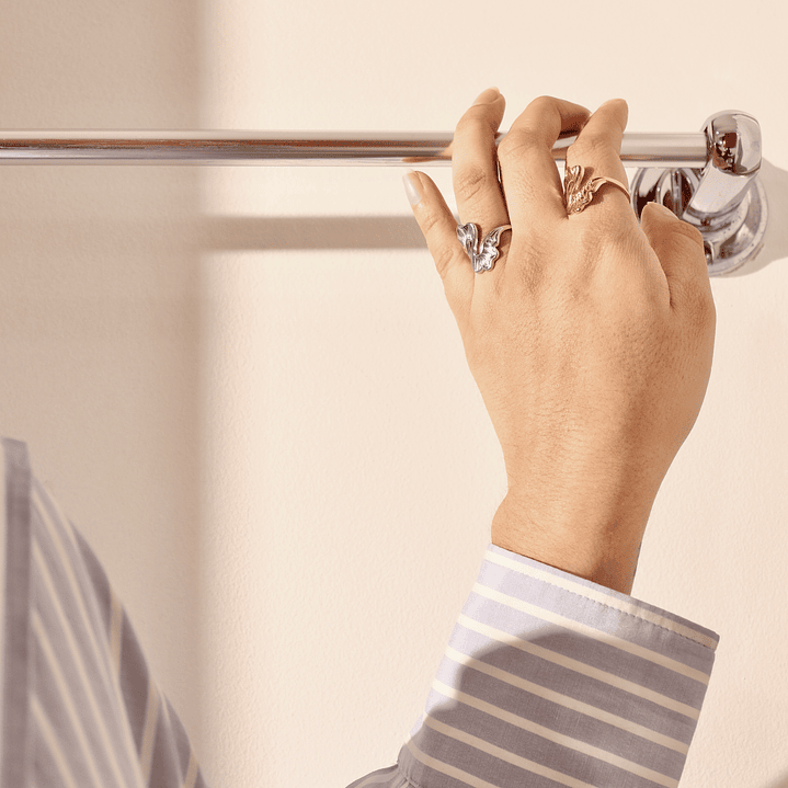 Anillo Ritmo Plateado - Aura 2