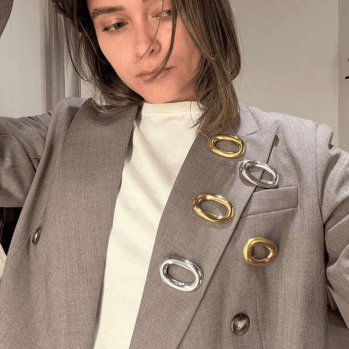 Prendedor Aura Dorado 3