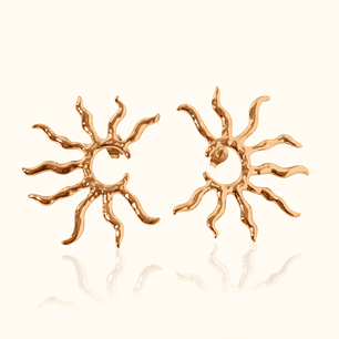 Aretes Solar Dorado - Astra