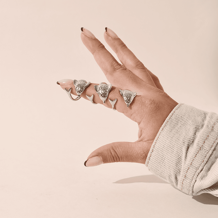 Anillo Marea Plateado - Astra 2