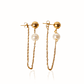 Aretes Santa Cruz Blancos - Summer Pearl - Miniatura 1