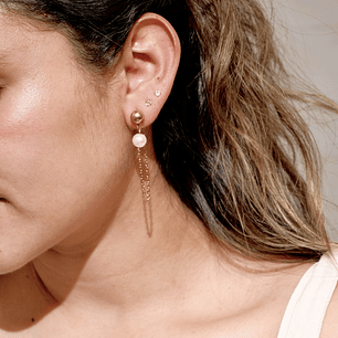 Aretes Santa Cruz Blancos - Summer Pearl