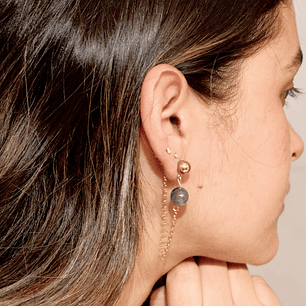 Aretes Santa Cruz Azules - Summer Pearl