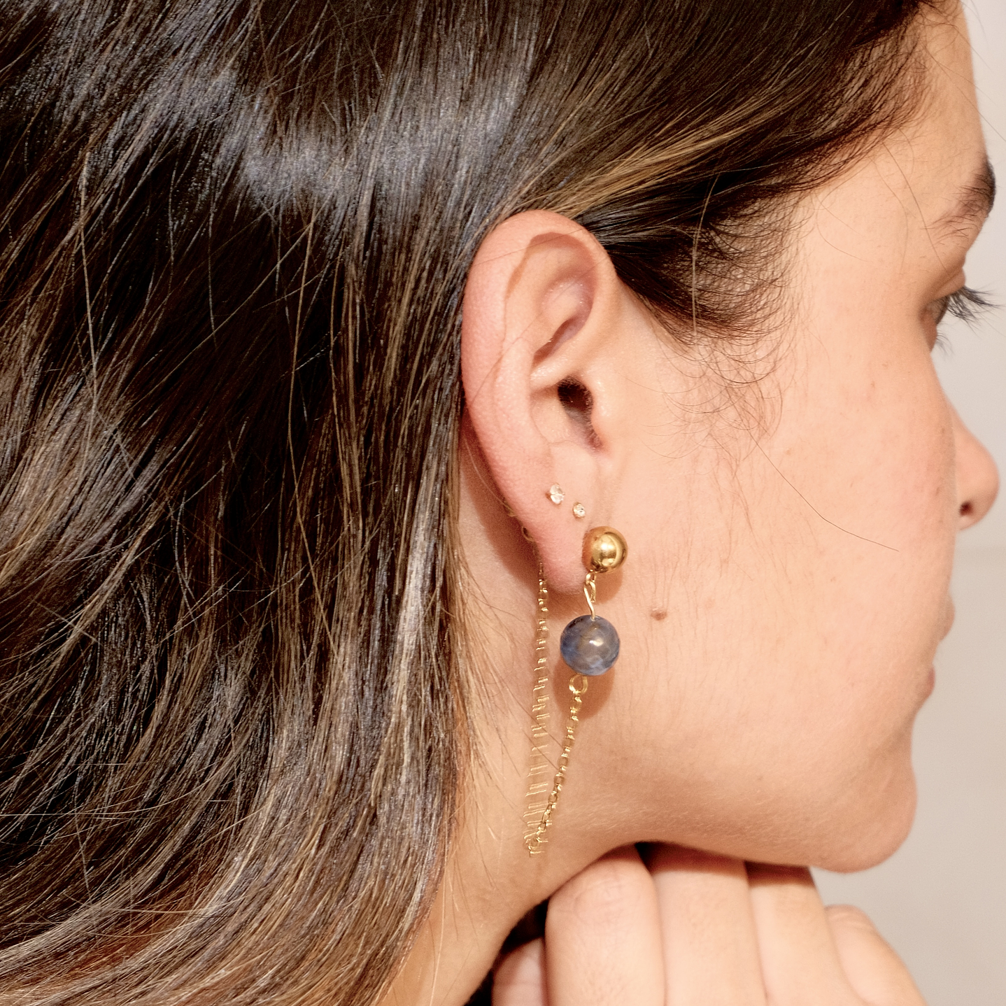 Aretes Santa Cruz Azules - Summer Pearl 2