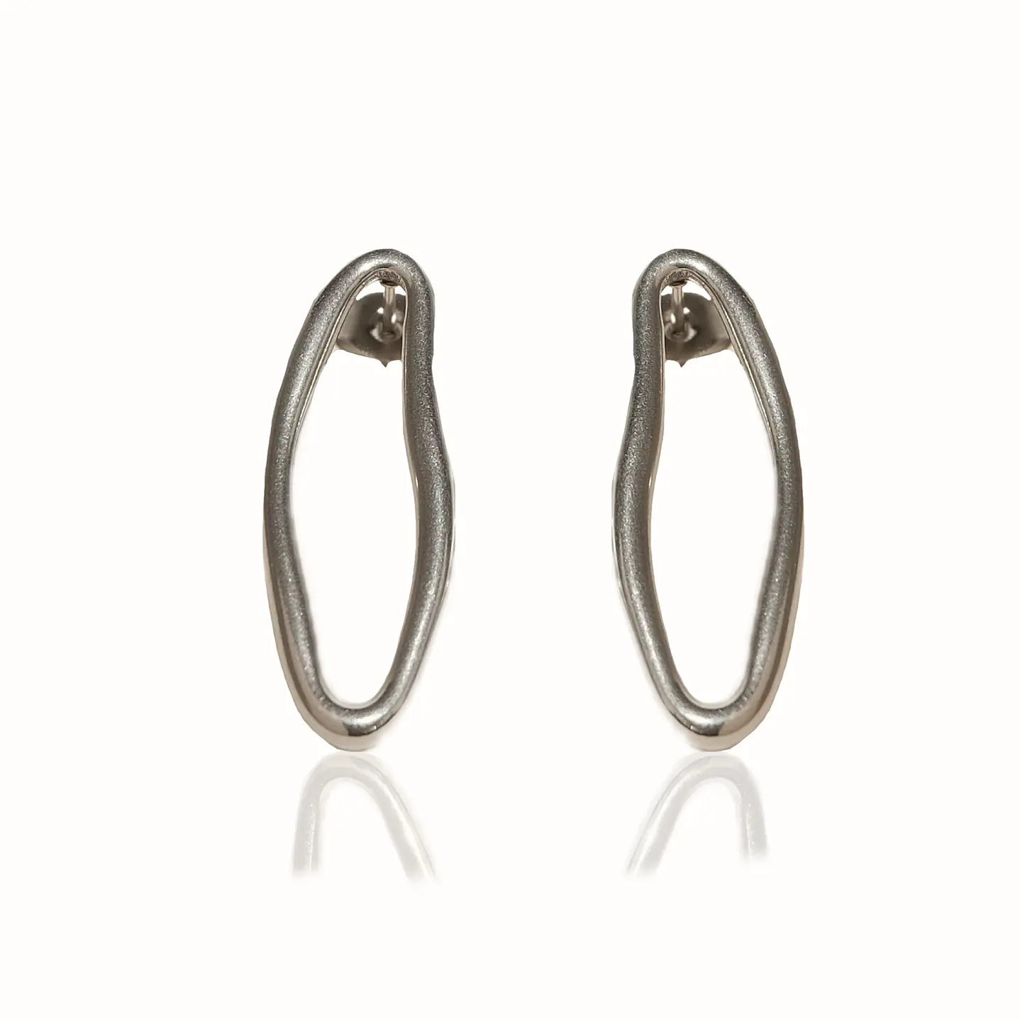 Aretes Propósito Plateado - A Modo Propio   1