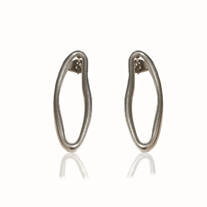 Aretes Propósito Plateado - A Modo Propio   1