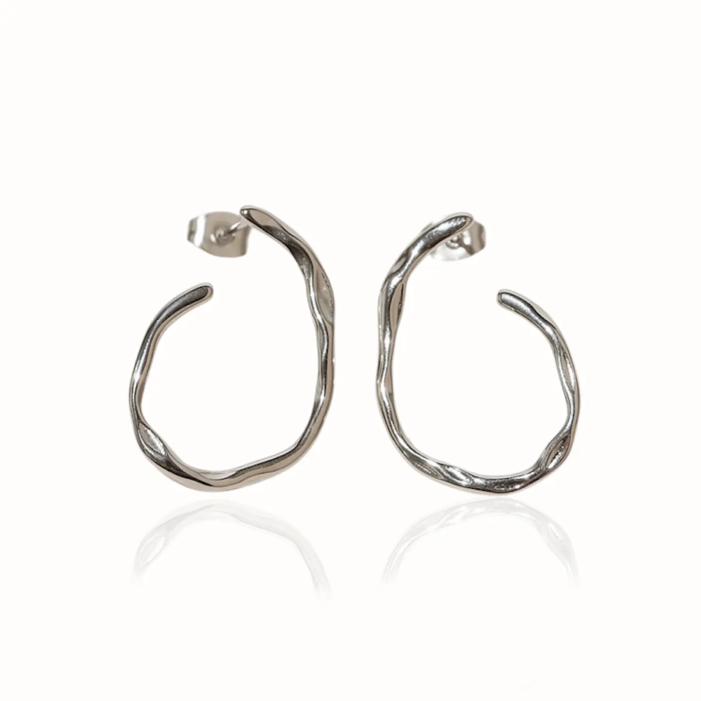 Aretes Enfoque Plateados - A Modo Propio 1