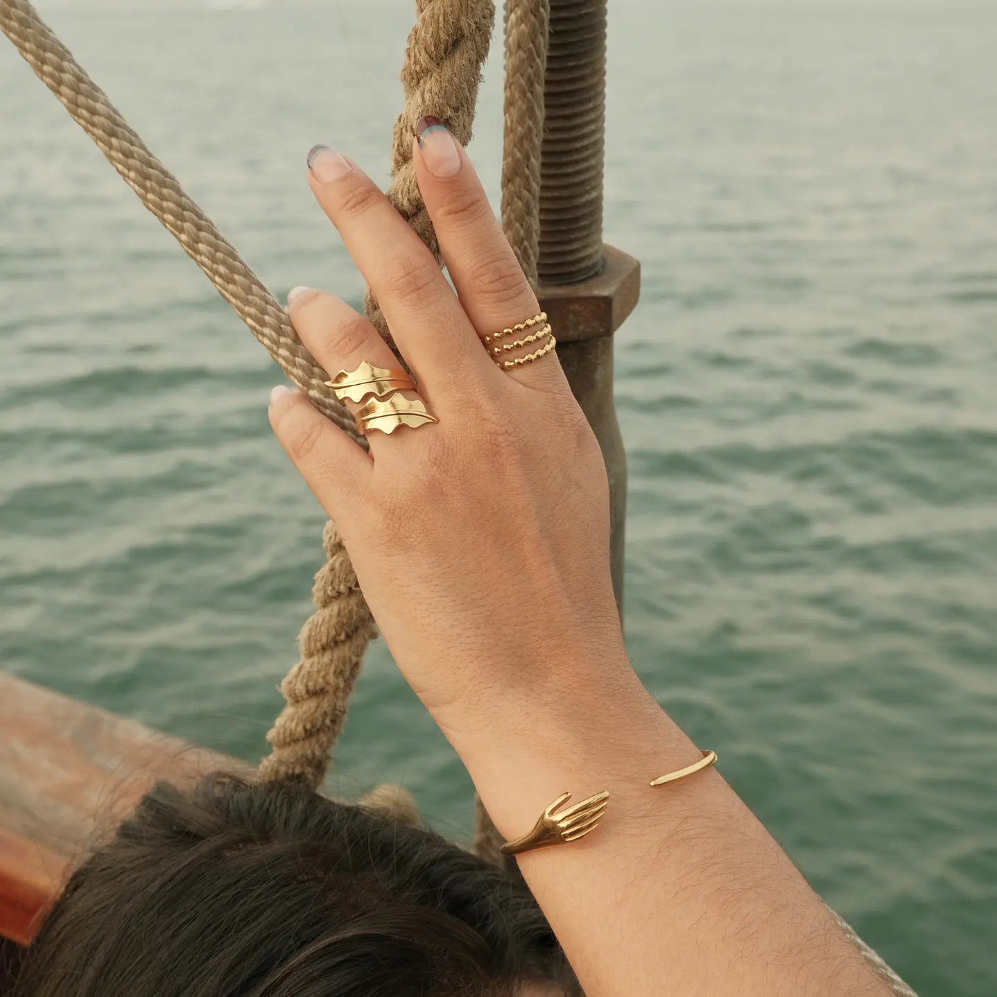 Anillo Siena Dorado -Solmare (NUEVO) 2