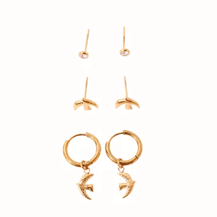 Set de 3 aretes Positano-Solmare (NUEVO).