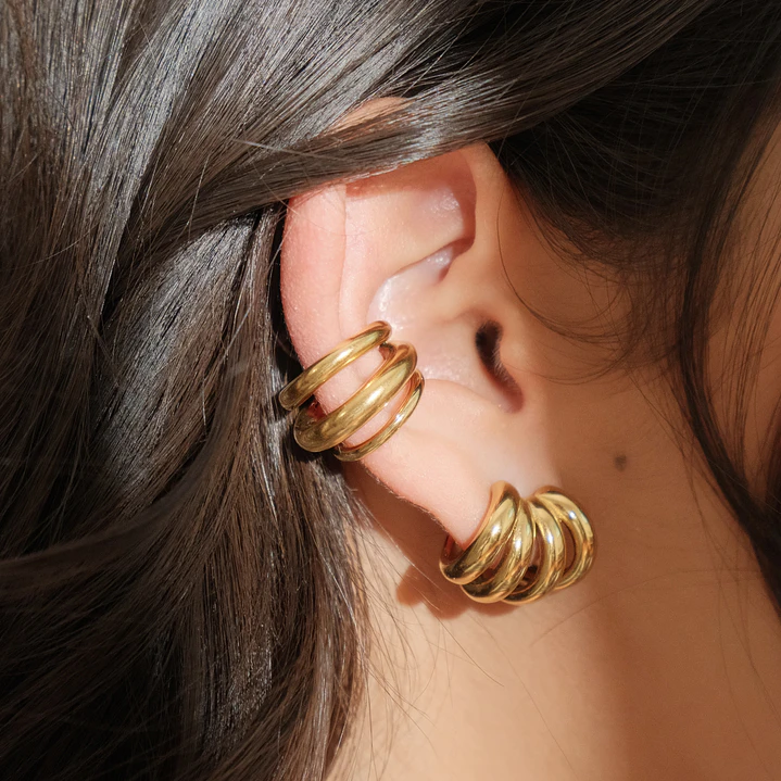 Earcuff Palermo dorado- Solmare (NUEVO) 2