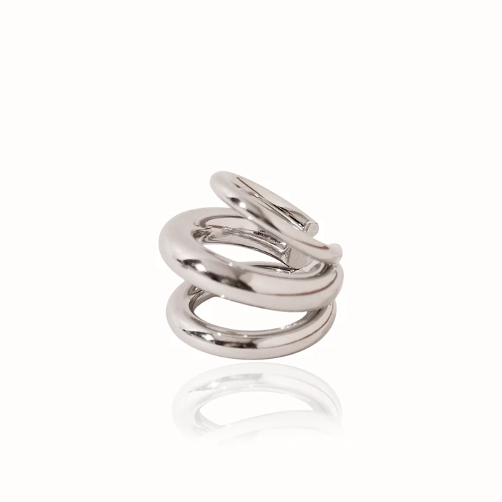 Earcuff Palermo Plateado -Solmare (NUEVO) 1