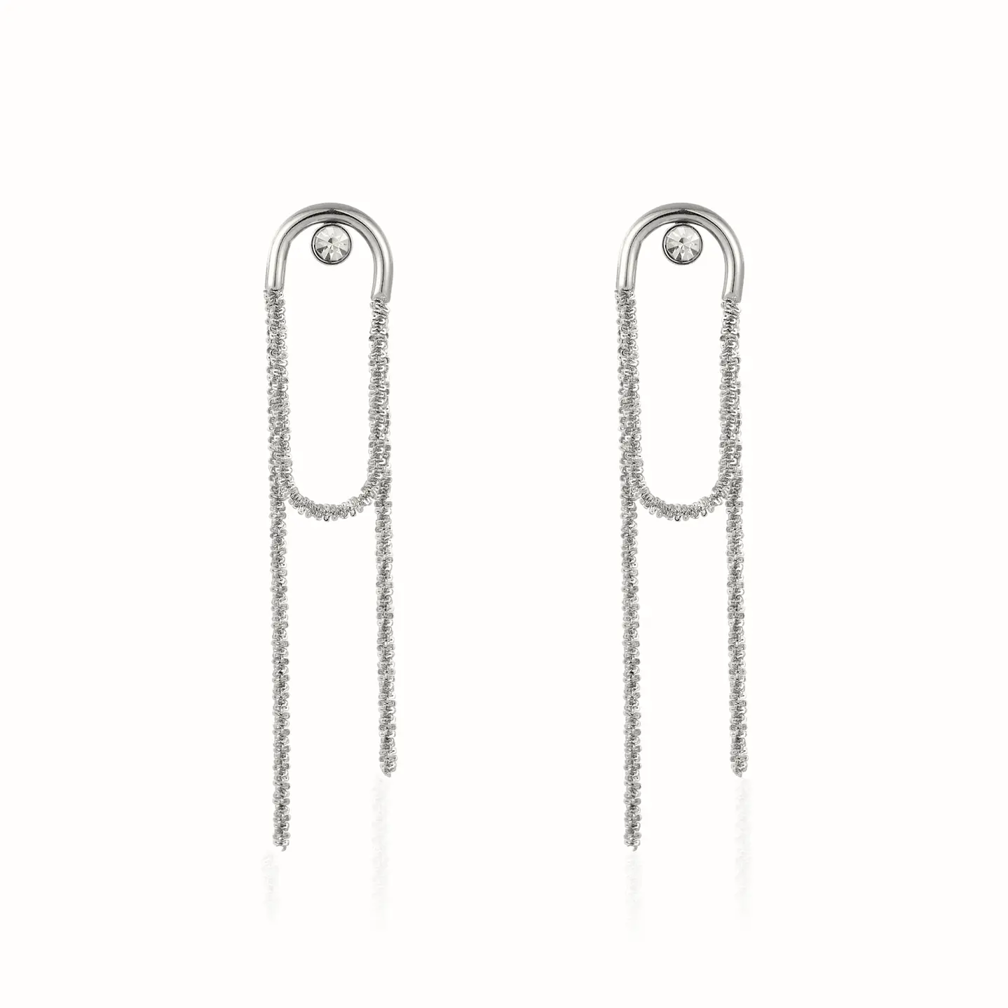 Aretes Lumi Plateados-Solmare (NUEVO) 1