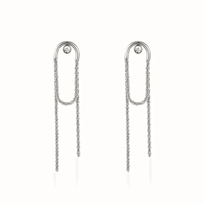 Aretes Lumi Plateados-Solmare (NUEVO) 1