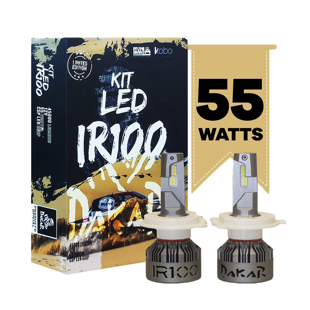 Kit Focos Led Irx 9005 Chip Led Csp 55w Canbus Auto Rally Dakar