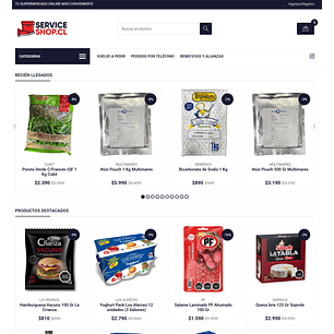 Sitio web de comercio electrónico avanzado