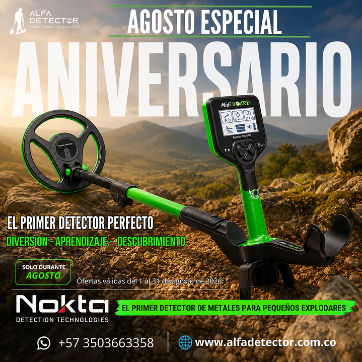 Detector de Metales Nokta Makro Midi Hoard 3