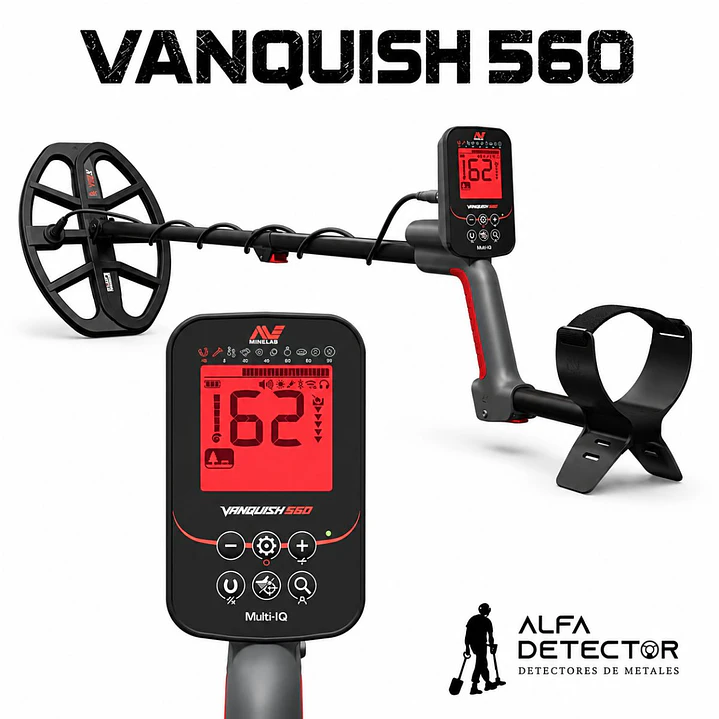 Detector de Metales Minelab VANQUISH 560 Multi-IQ 2