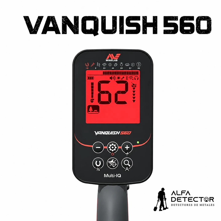Detector de Metales Minelab Minelab VANQUISH 560 Pro Pack Multi-IQ 3