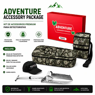 Kit Adventure Nokta para Detector de Metales | Bolso, Pala y Accesorios