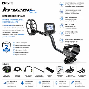 Detector de Metales Nokta Makro Multi Kruzer