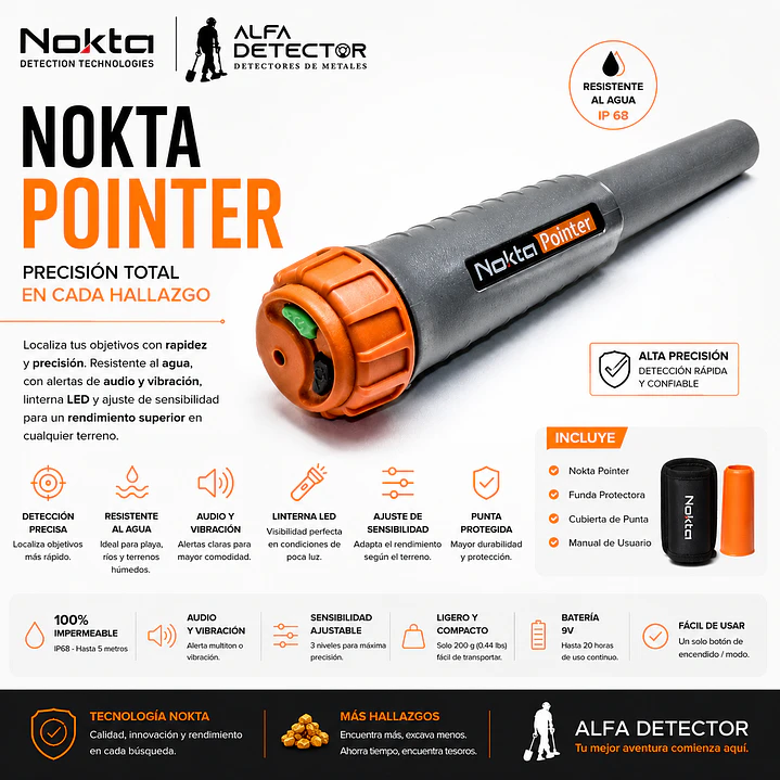 Detector de Metales Nokta Makro Nokta Pointer 2