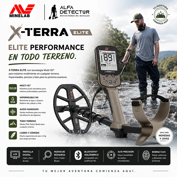 Detector de Metales Minelab X-Terra Elite 2