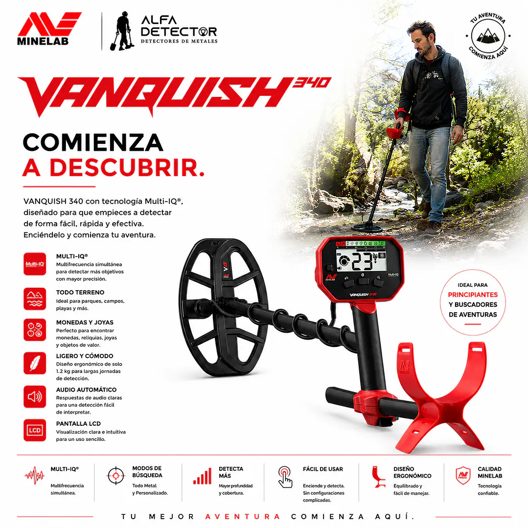 Detector de Metales Minelab Vanquish 340 2