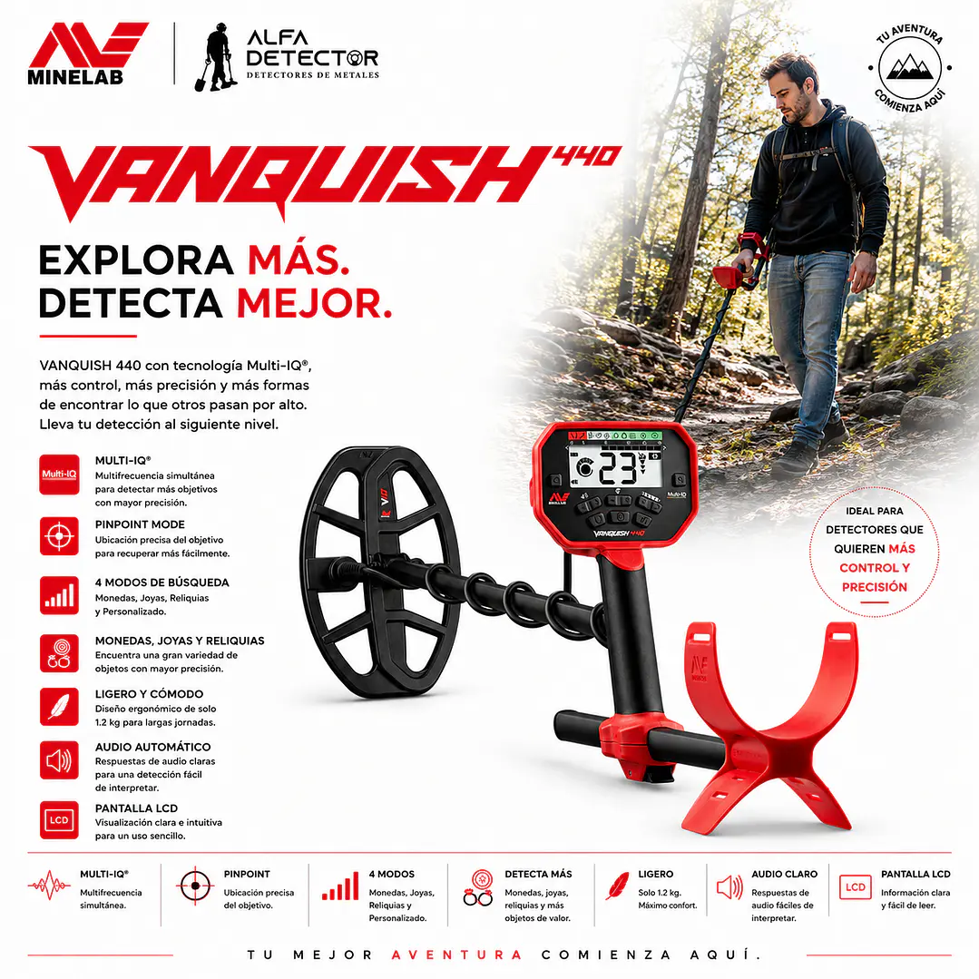Detector de Metales Minelab Vanquish 440 2