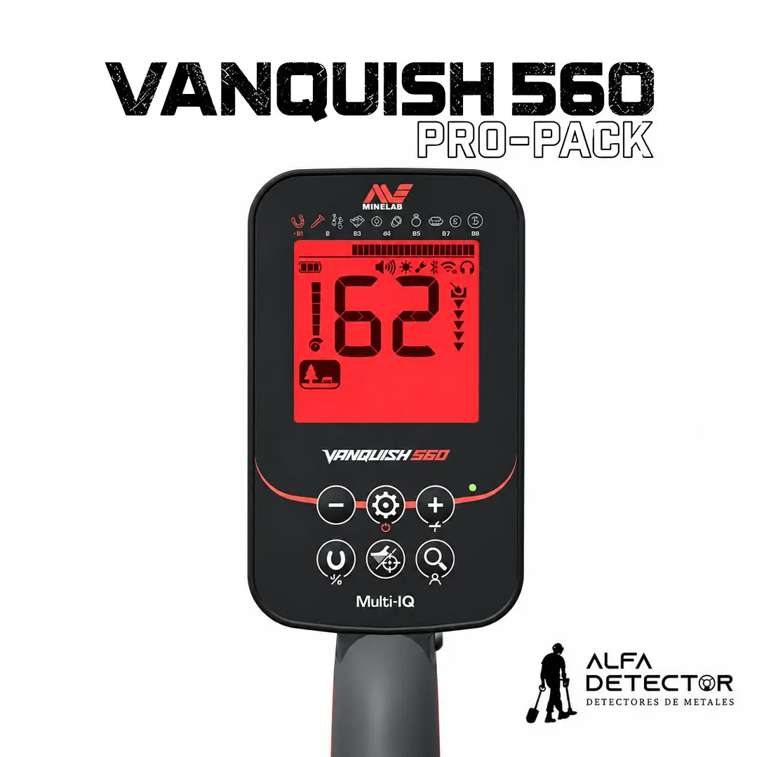 Detector de Metales Minelab Minelab VANQUISH 560 Pro Pack Multi-IQ  3