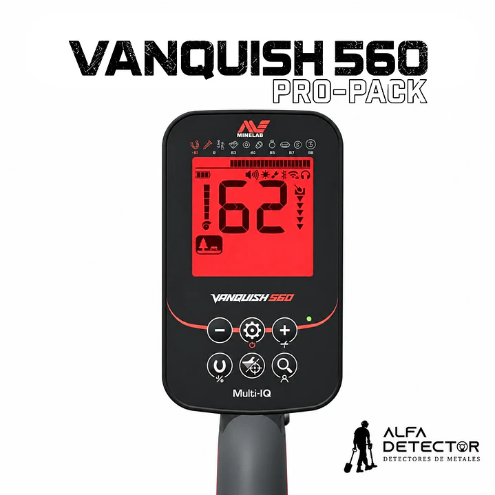 Detector de Metales Minelab Minelab VANQUISH 560 Pro Pack Multi-IQ  3