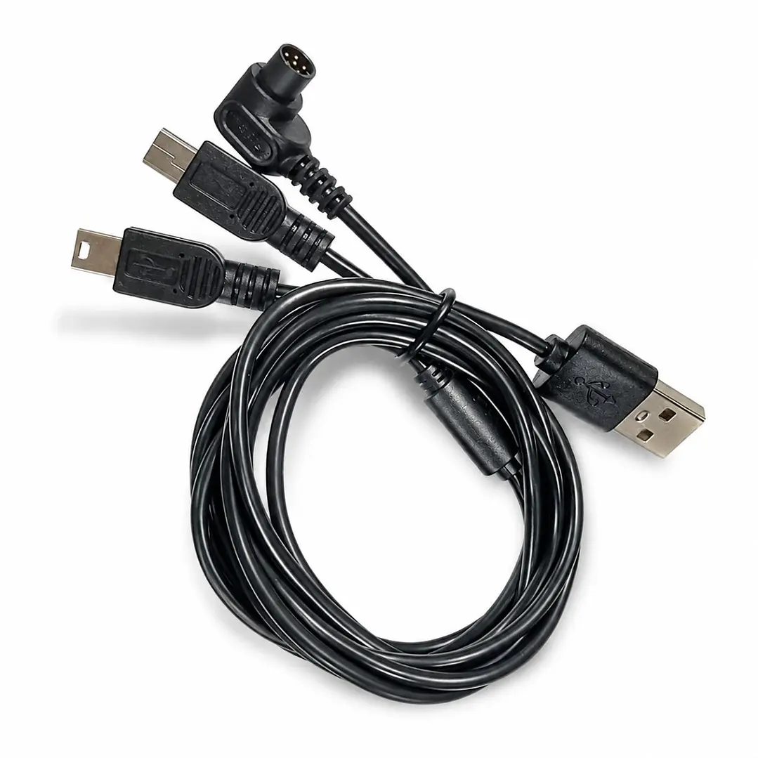 XP Cable de Carga USB 3 en 1 para XP DEUS II | Control Remoto, Bobina y Auriculares 1