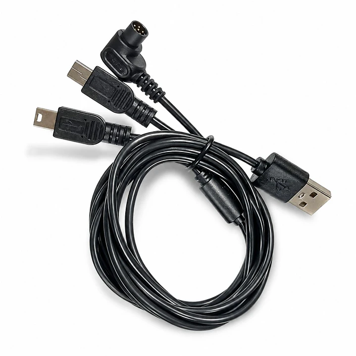 XP Cable de Carga USB 3 en 1 para XP DEUS II | Control Remoto, Bobina y Auriculares 1