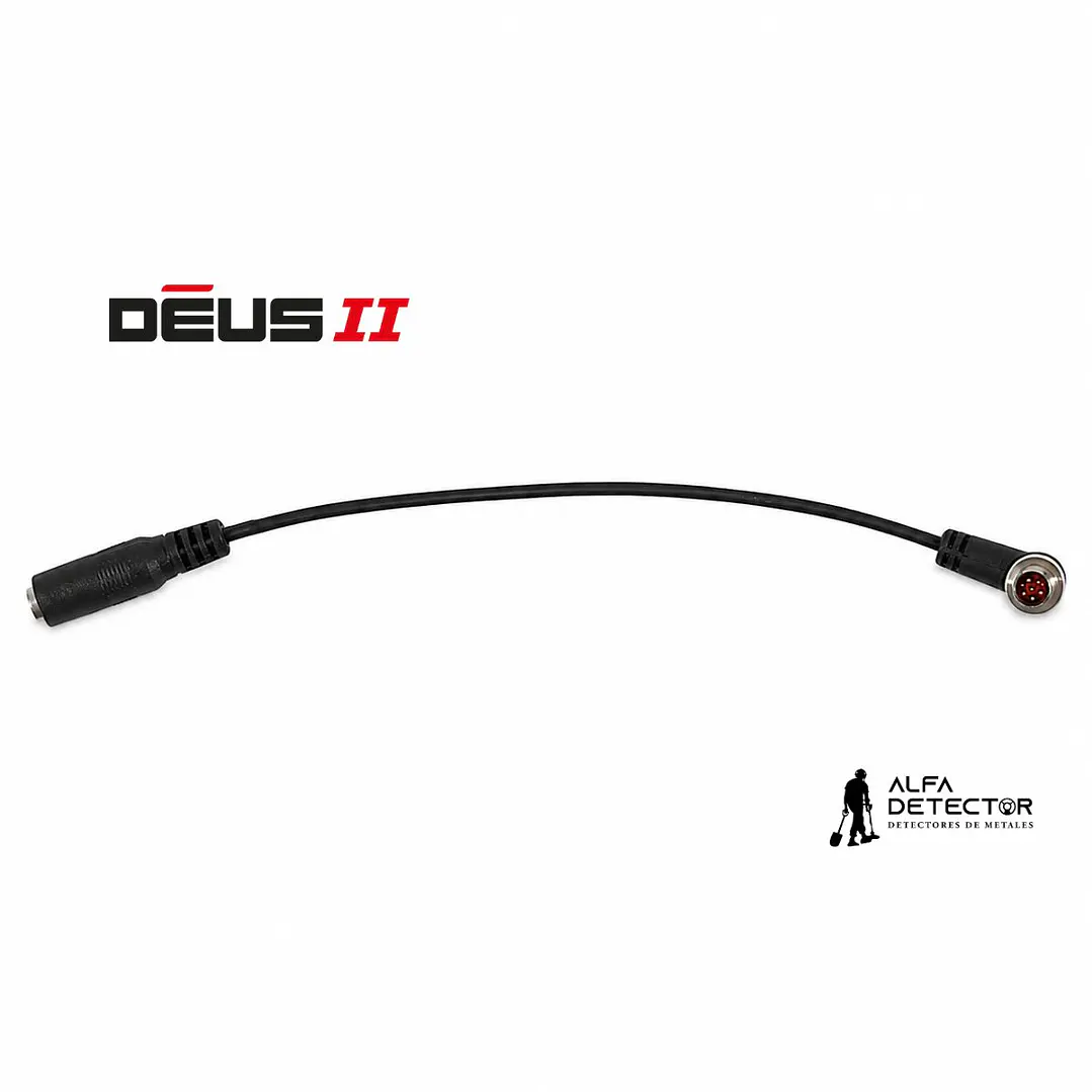 XP Adaptador para Auriculares DEUS II  | Accesorio Original XP Metal Detectors 3