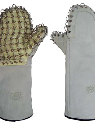 PAR GUANTE MITON KEVLAR CON CADENA