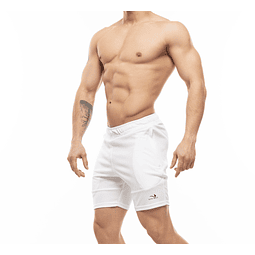 Training Short Largo - Blanco