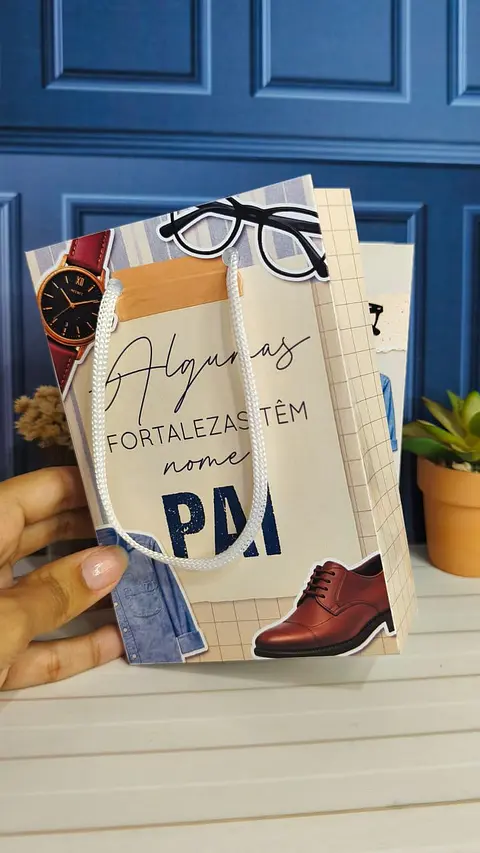 Sacolinha com alça - Dia dos Pais