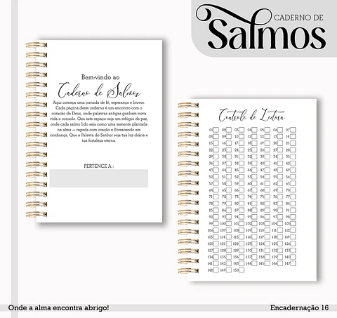 CADERNO DE SALMOS MASCULINO