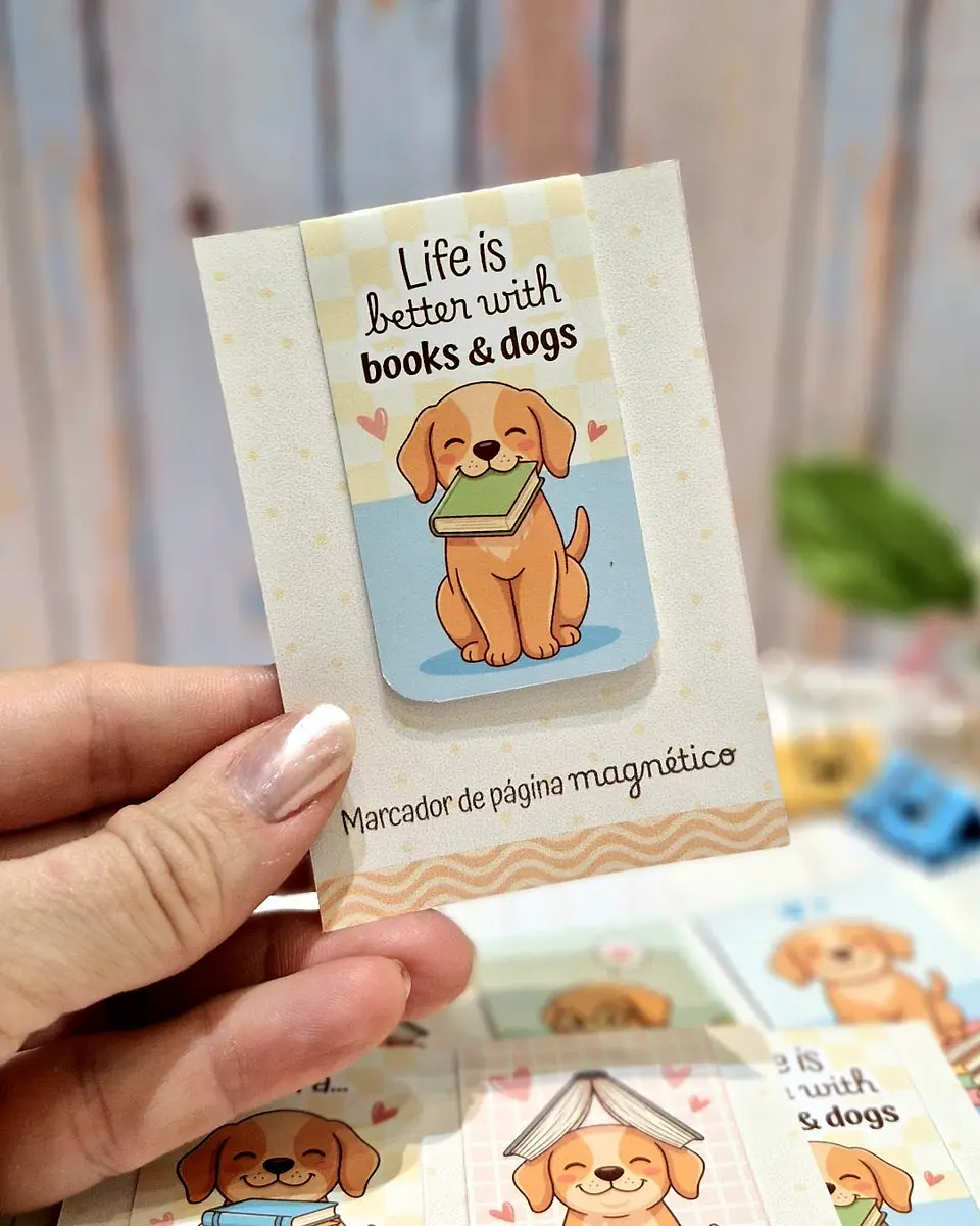 Marcadores de página magnéticos – Cachorrinhos 3