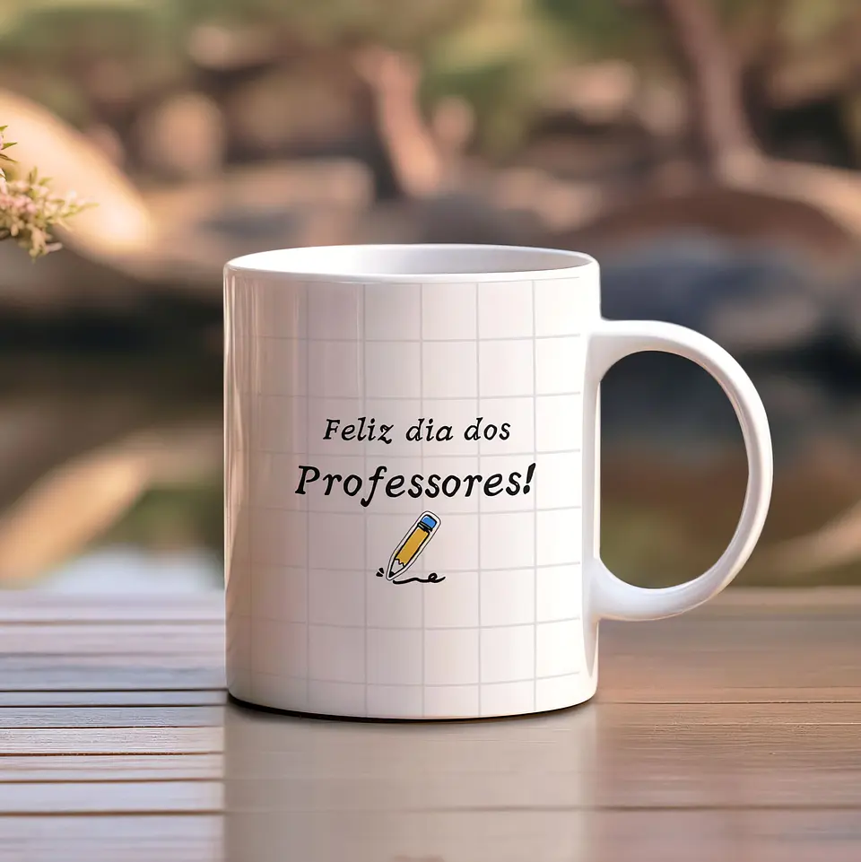 A melhor forma de mudar o futuro – Arte Avulsa Caneca Professores 3