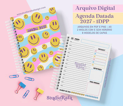 Agenda Datada 2027 Smile – 1DPP