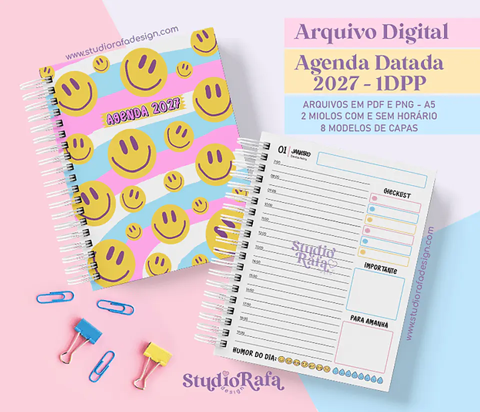 Agenda Datada 2027 Smile – 1DPP 1